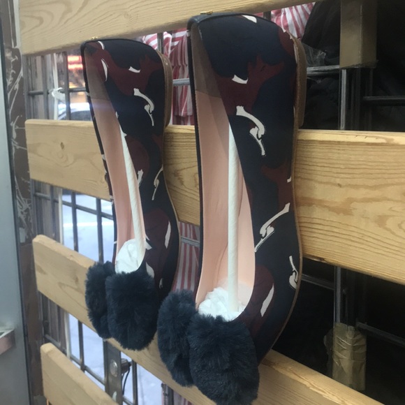 NWT,Kate Spade
Multicolor Ellen Fur Bow,navy multi - Picture 4 of 17